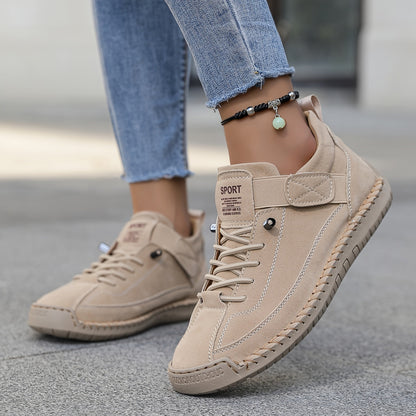 Cordelia | Zapatillas Deportivas de Lona y Ante con Cordones