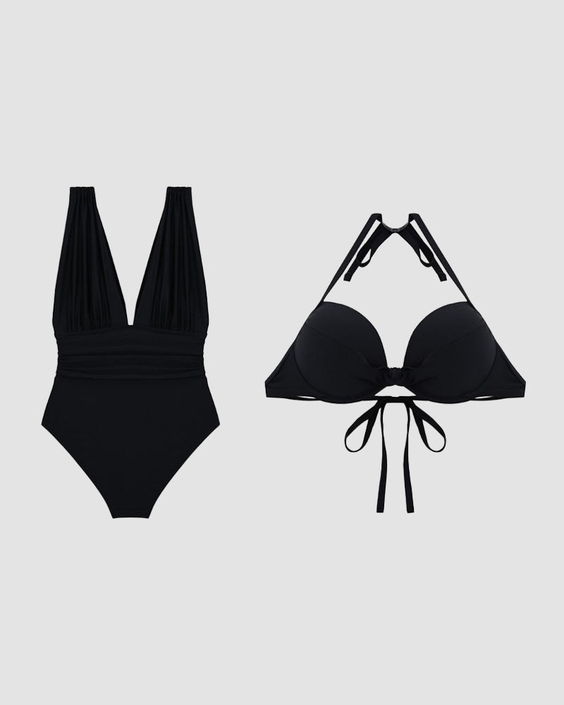 Momount Women One Piece Swimsuit