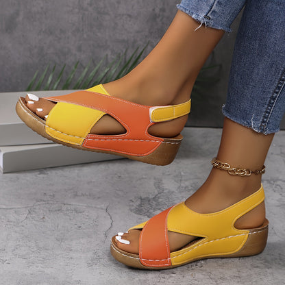 Belisario | Platform Wedge Ankle Strap Sandals