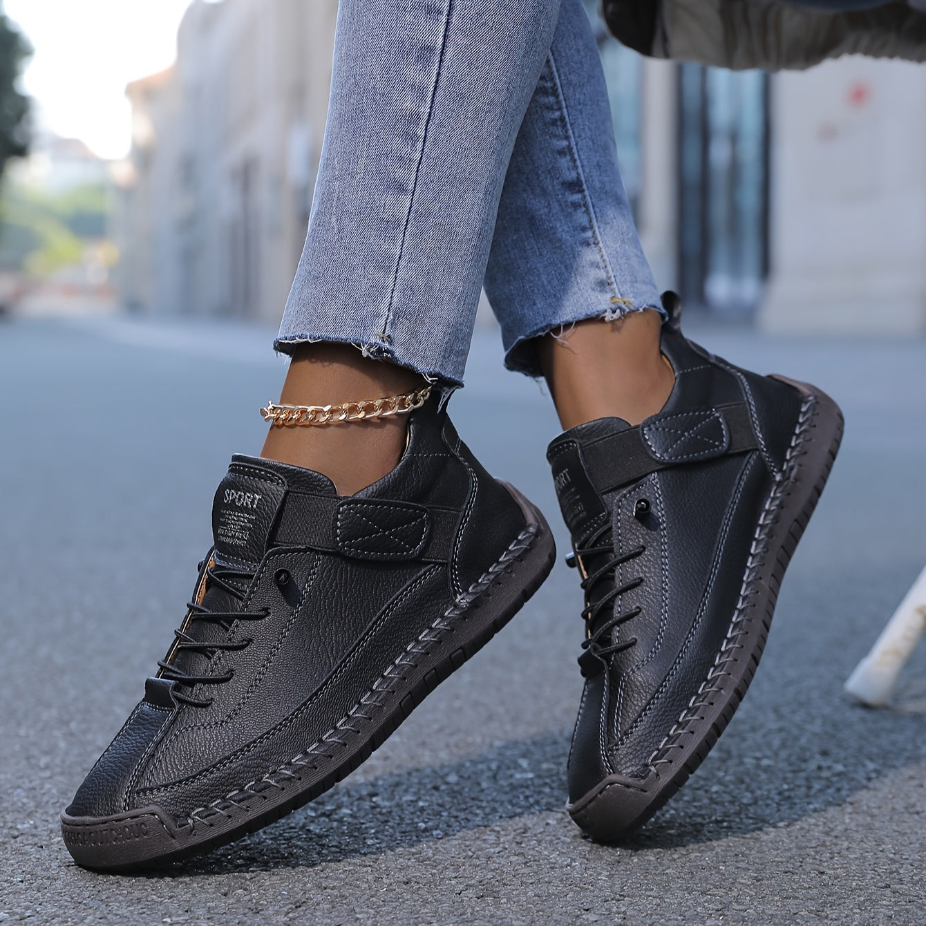 Cordelia | Zapatillas Deportivas de Lona y Ante con Cordones