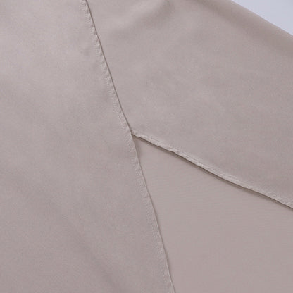 Evangelia | Elegant Satin V Neck Wrap Summer Maxi Dress