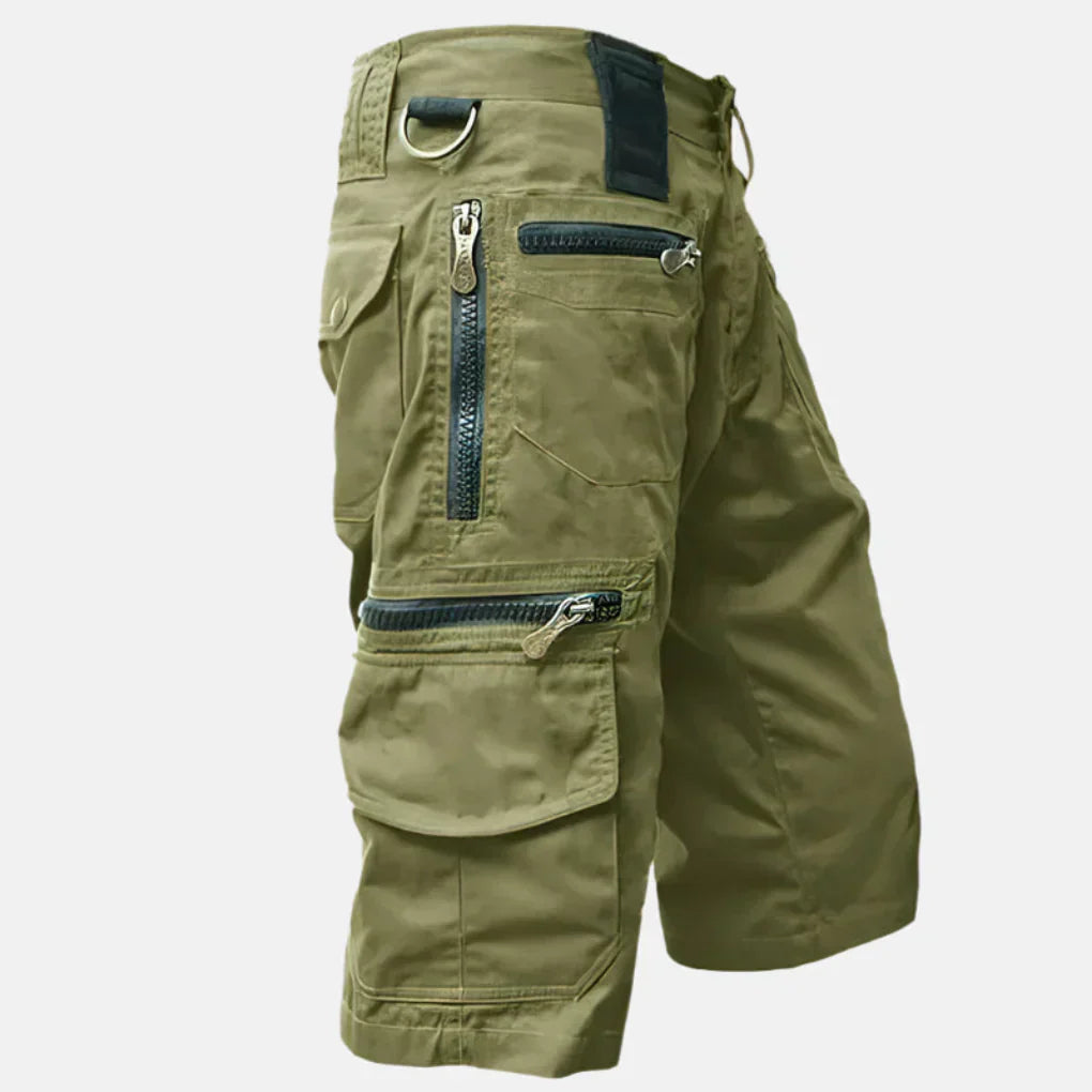 Taktiske herrecargoshorts – Multi-lommer og D-ring til arbejde