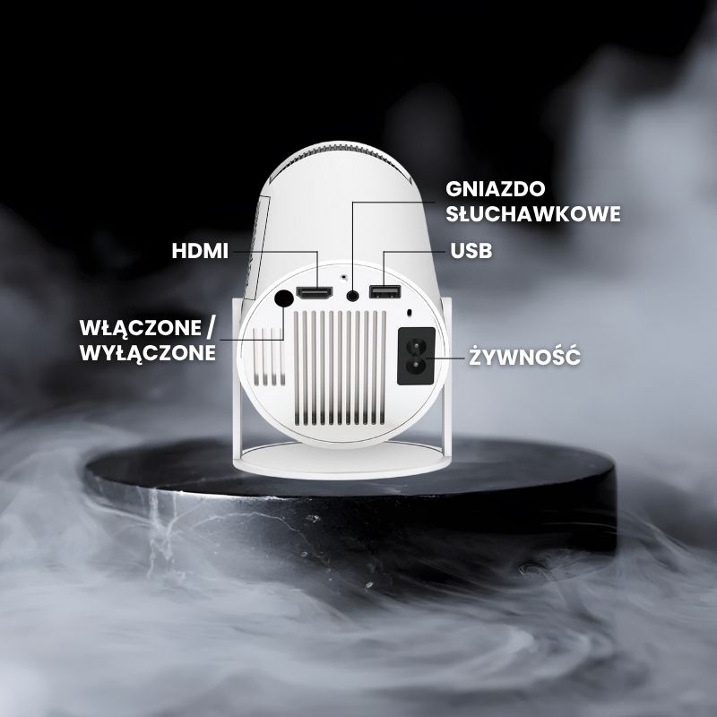 Vidéoprojecteur avec prise en charge 4K - Wi-Fi et Bluetooth