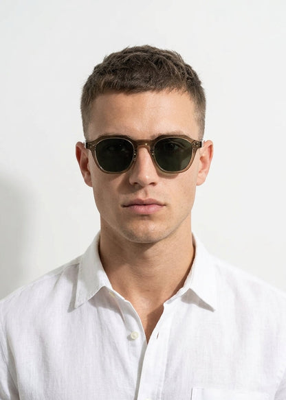 Ophira | Vintage Acetate Square Frame Sunglasses