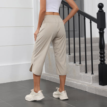 Momount Women Cargo Capri Pants