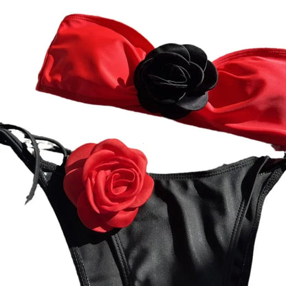 Momount Women Bandeau Bikini Set