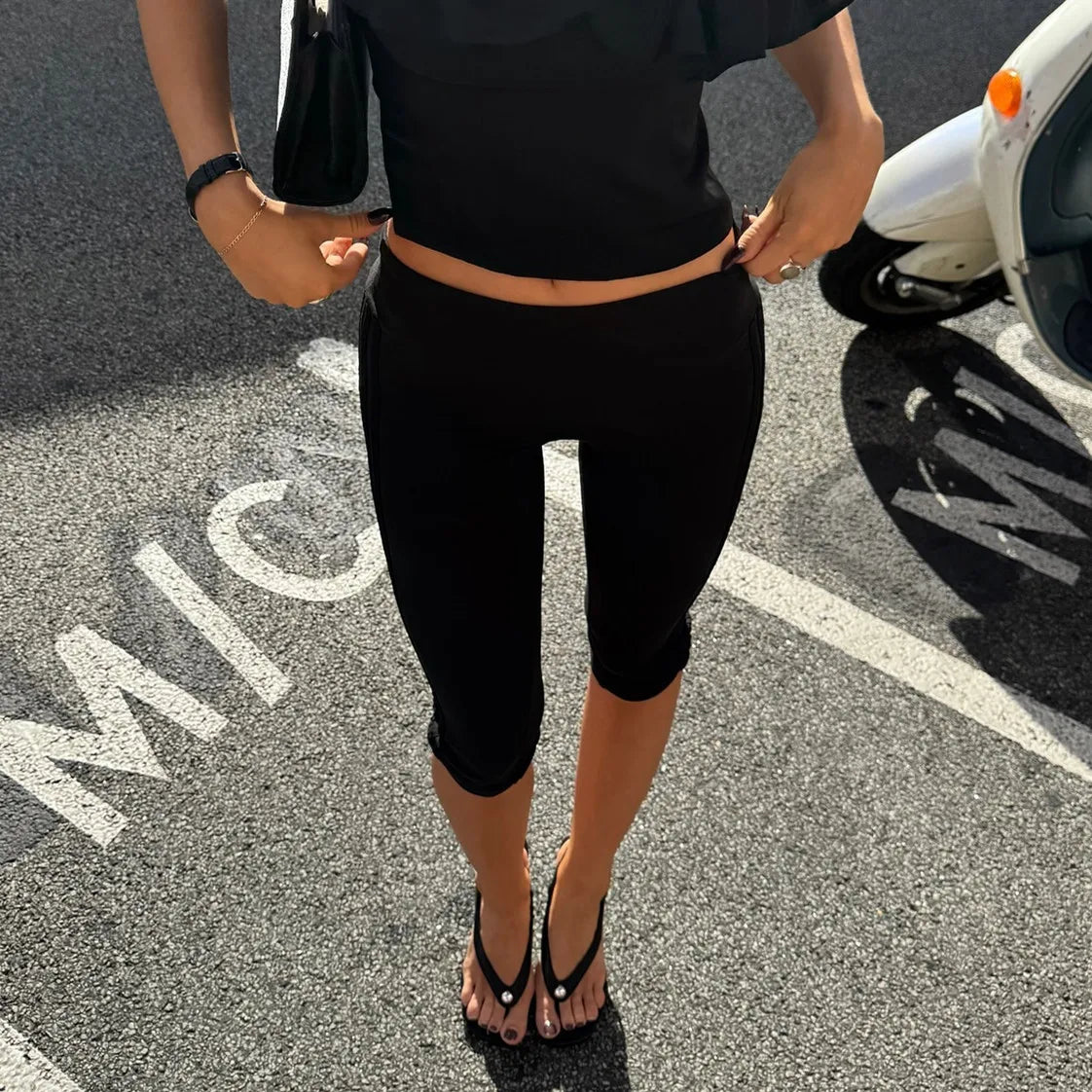 Momount Women Capri Leggings