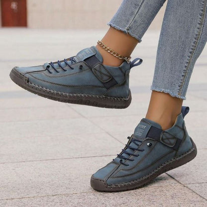 Cordelia | Zapatillas Deportivas de Lona y Ante con Cordones
