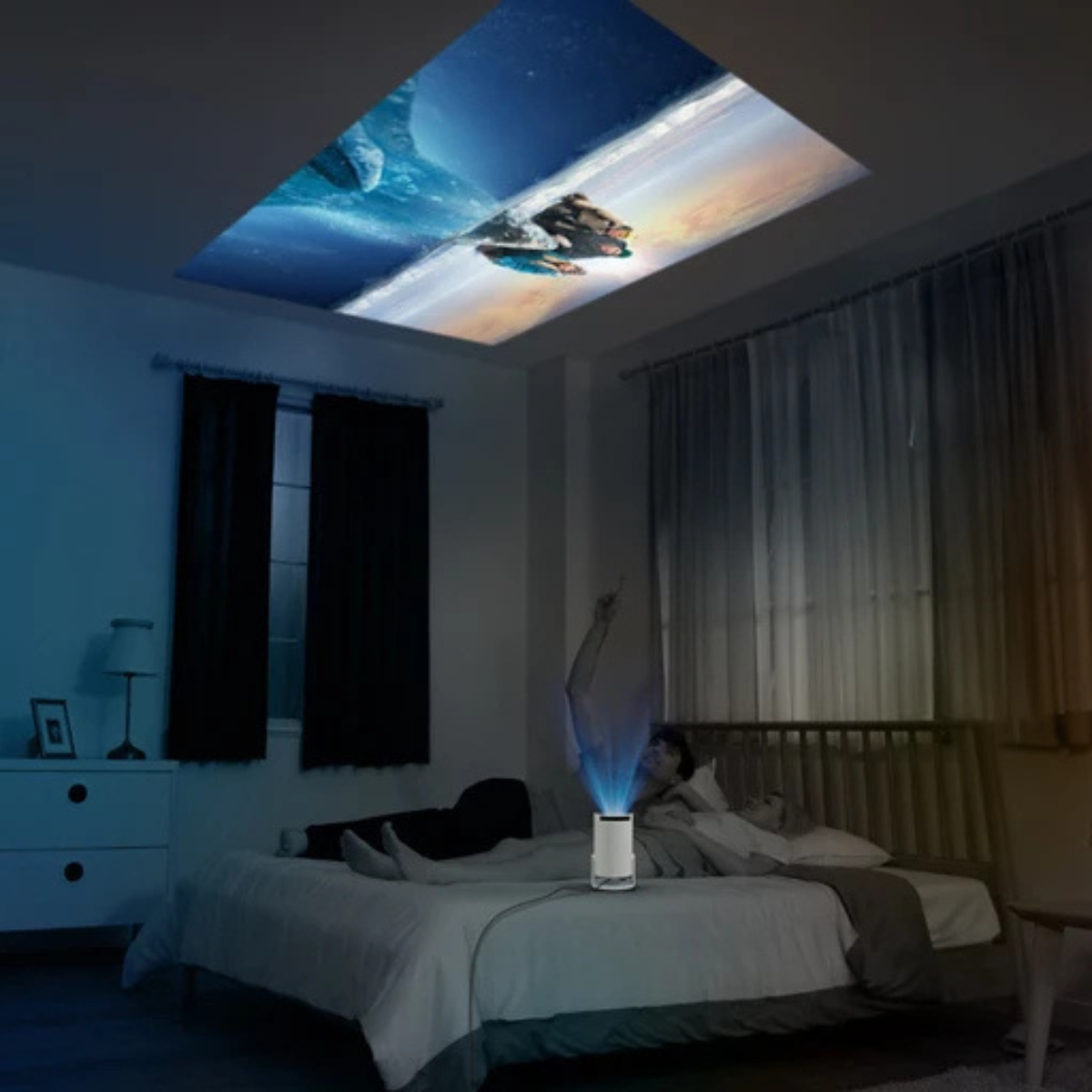 Vidéoprojecteur avec prise en charge 4K - Wi-Fi et Bluetooth