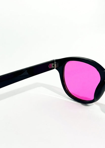 Astoria | Vintage Round Pink Lens Sunglasses
