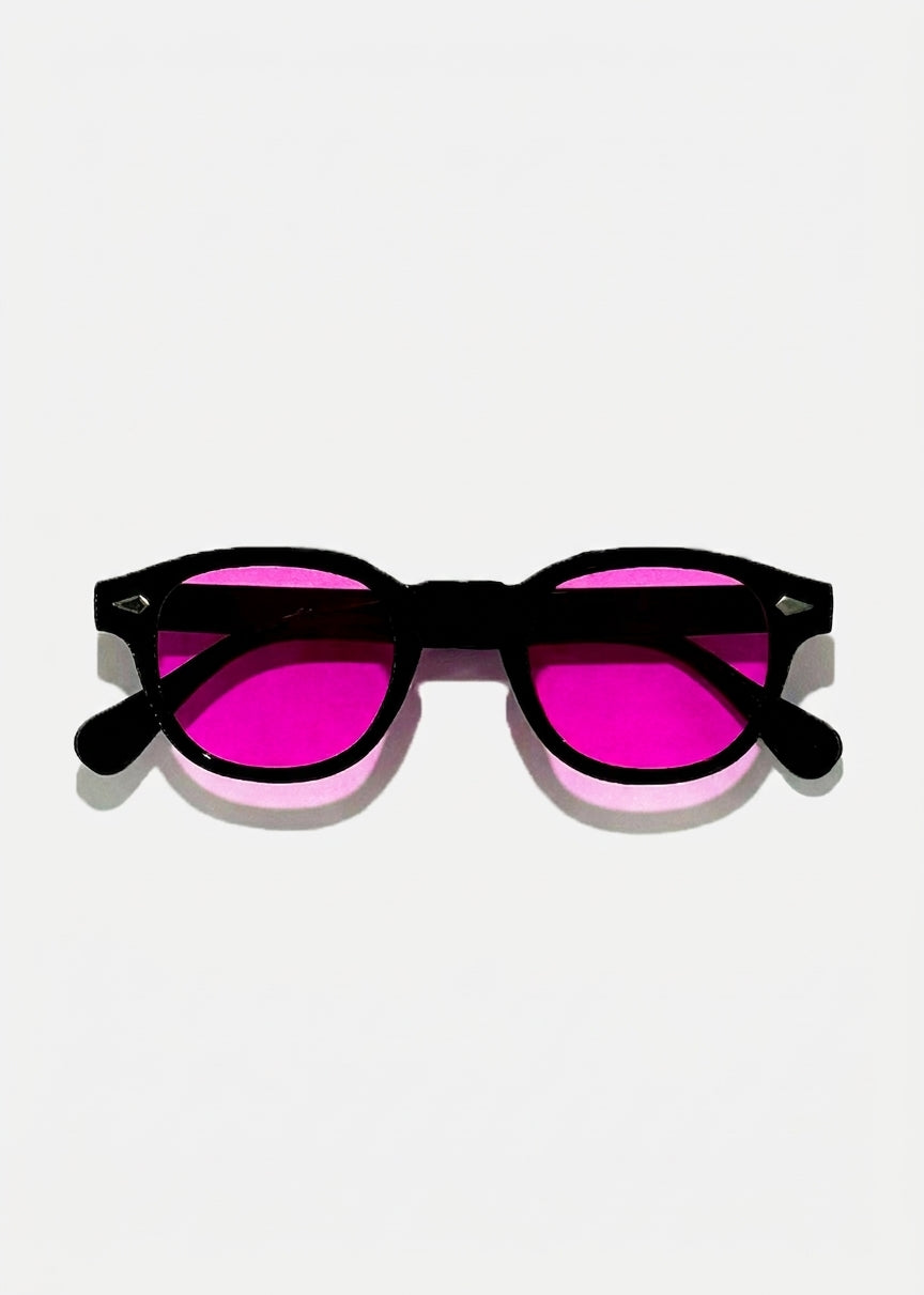 Astoria | Vintage Round Pink Lens Sunglasses