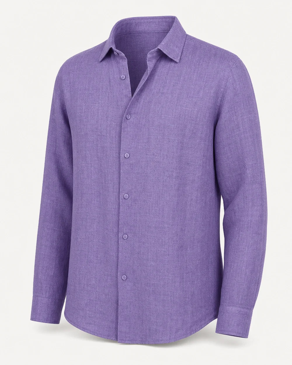 Purple linen shirt - product image