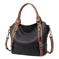 Black with brown