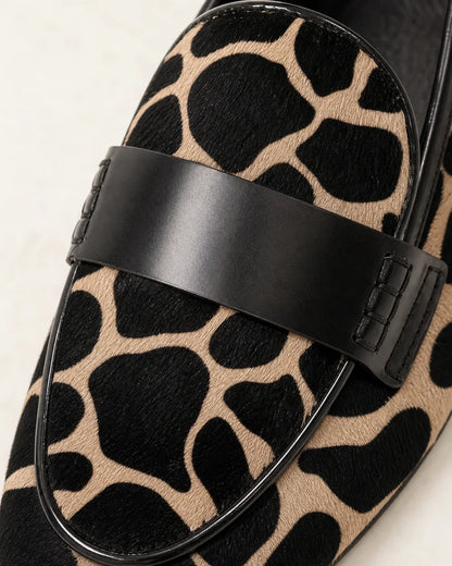 Mocassins femme animaliers à bordure noire — image du produit 6