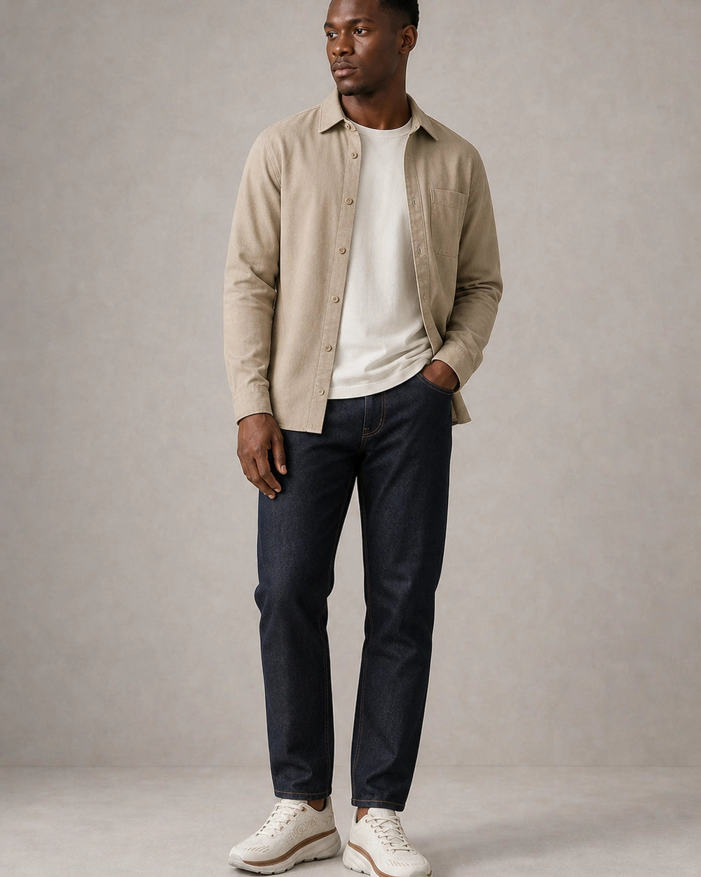 Men's Lightweight Mesh Sneakers — styled look