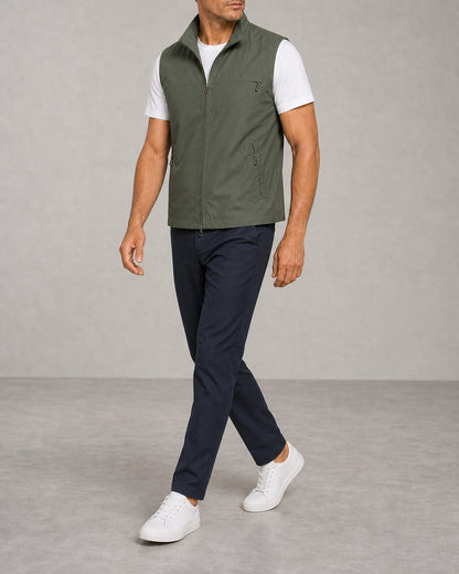 Men's Lightweight Utility Vest — in movement
