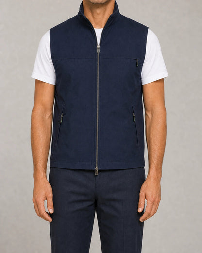 Men's Lightweight Utility Vest — technical side view
