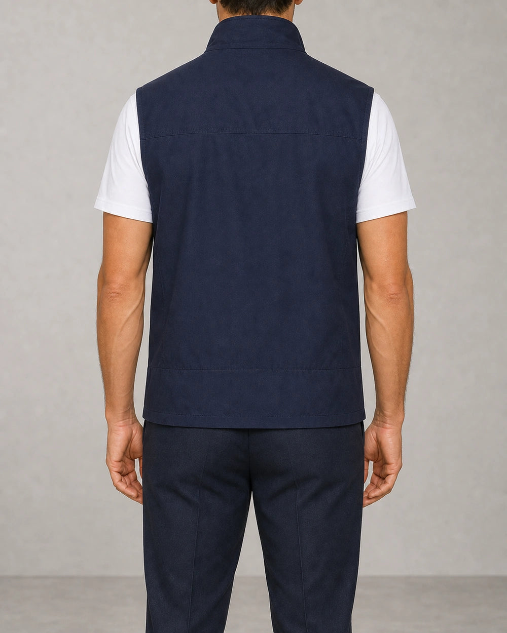Men's Lightweight Utility Vest — rear view