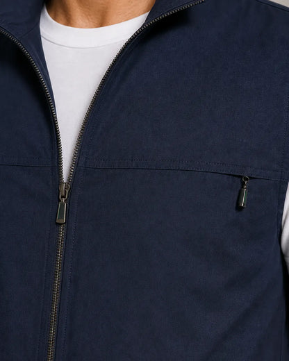 Men's Lightweight Utility Vest — construction detail