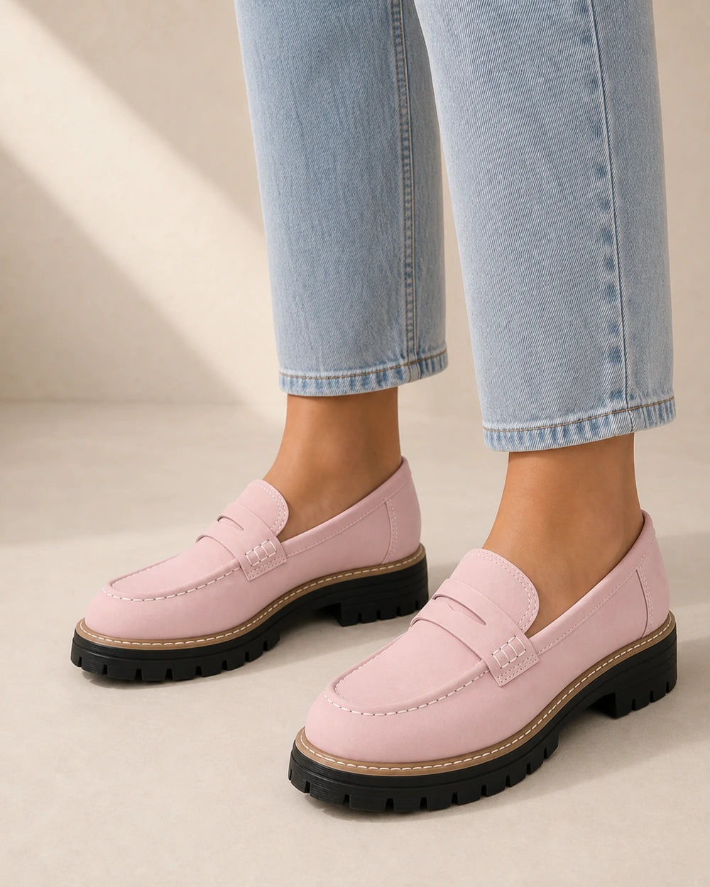 PLATFORM-LOAFERS-QUALITY-REMAKE-2026-07-22 — momount-women-platform-loafers-lug-sole-penny-strap-pink-09-variant-primary.webp