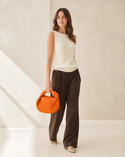 Woven sac hobo femme