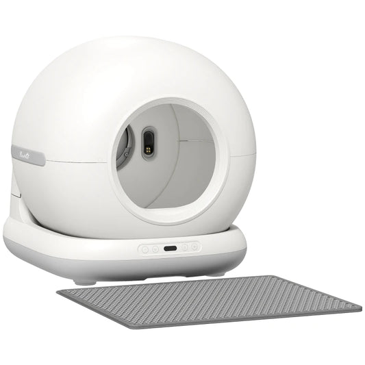 PawHut Litière chat autonettoyante 72L – vue 1