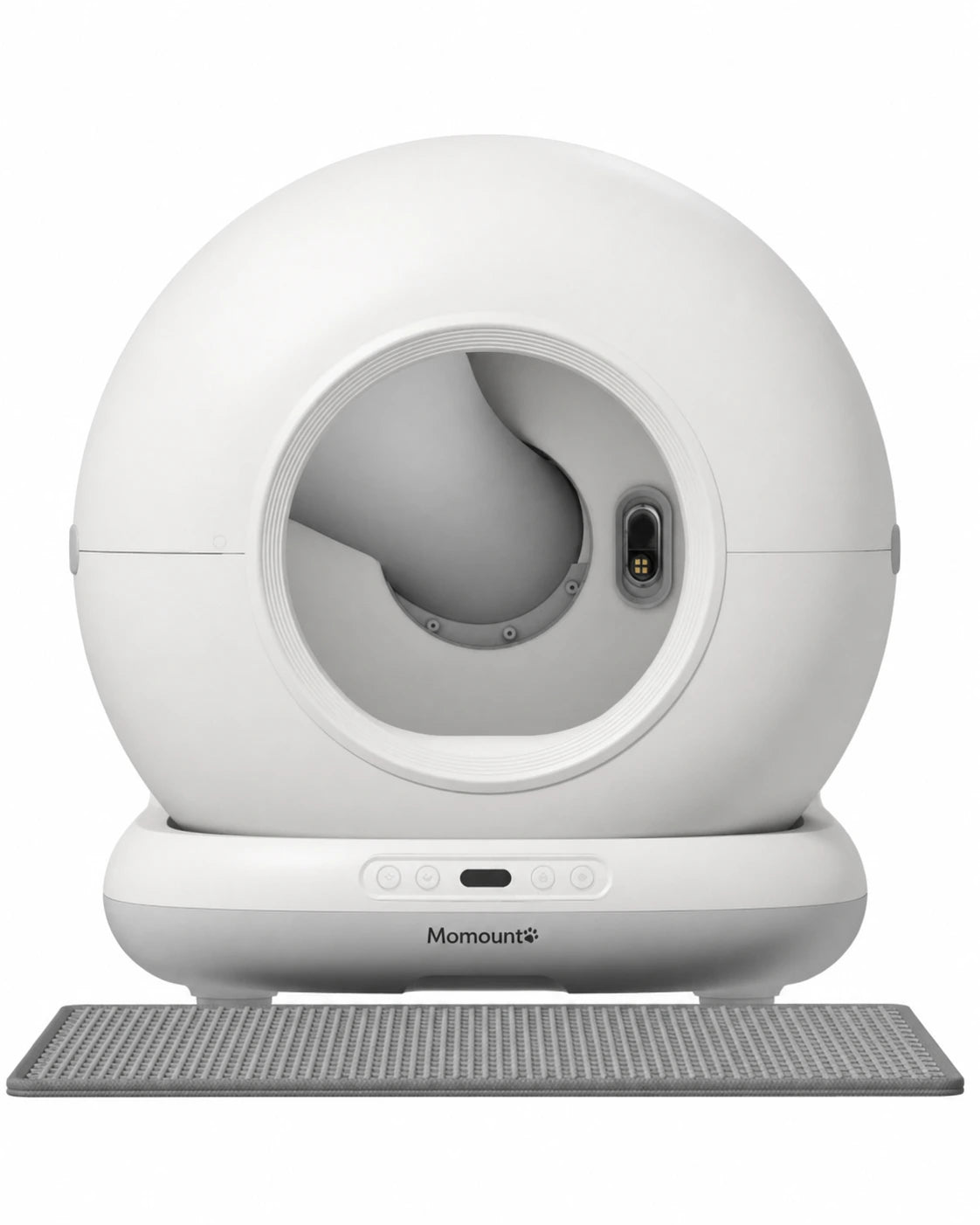 Litière Automatique pour Chat 72 L – Autonettoyante, Application et Capteurs de Sécurité, Blanc – vue 14